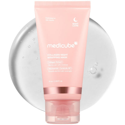 Medicube Collagen Overnight Wrapping Peel off Facial Mask Pack - Elasticity & Hy